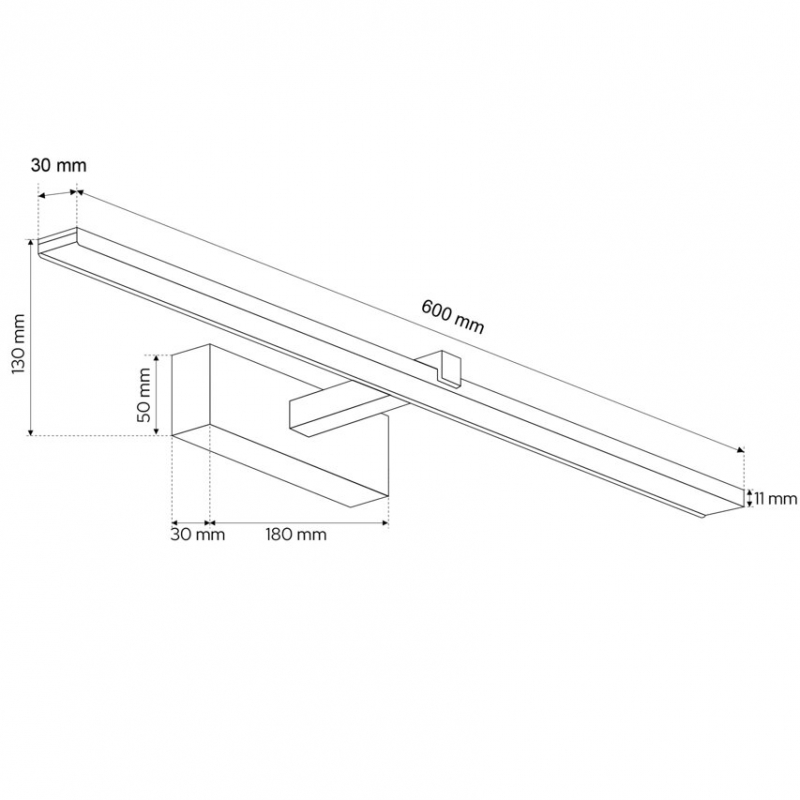 Kinkiet ROA LED 60 Sand White EDO777247