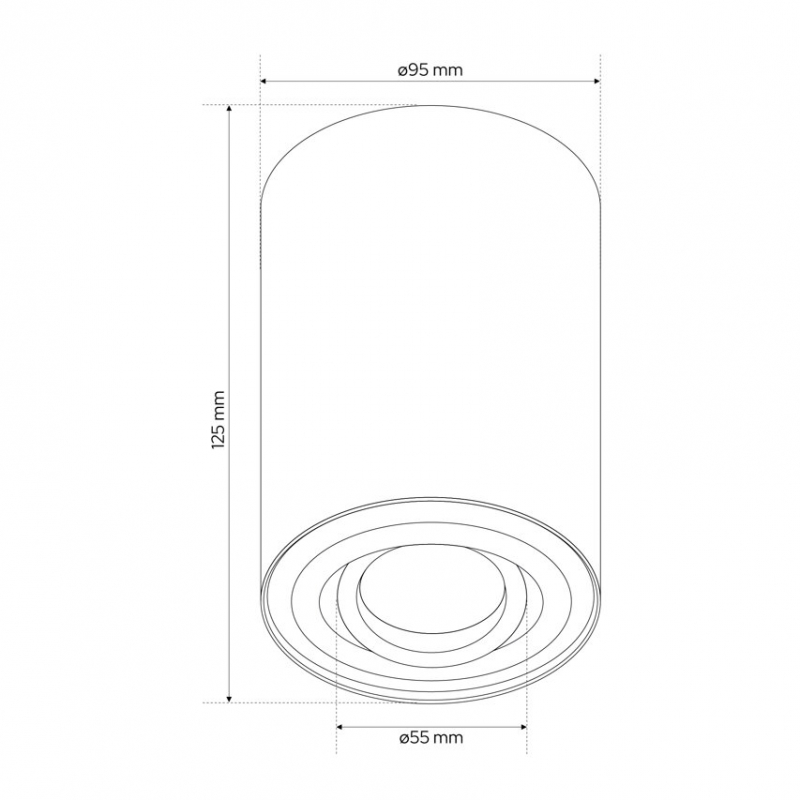 Spot SKAND 1 White EDO777101