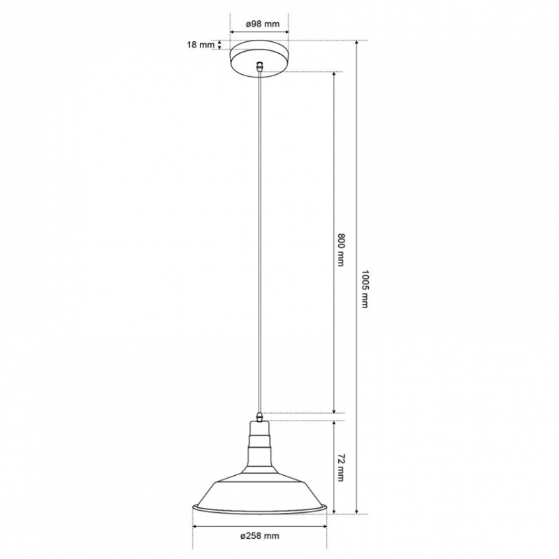 Lampa wisząca TENE EDO777175