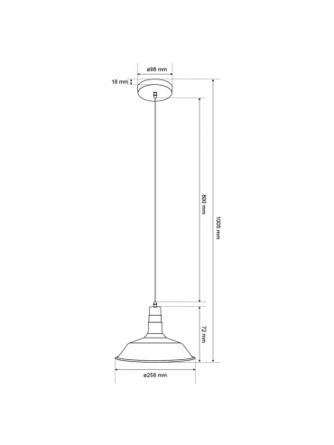 Lampa wisząca TENE EDO777175