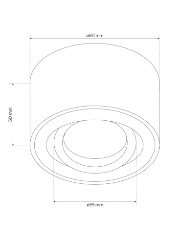 Spot ZALDA OV Black EDO777450