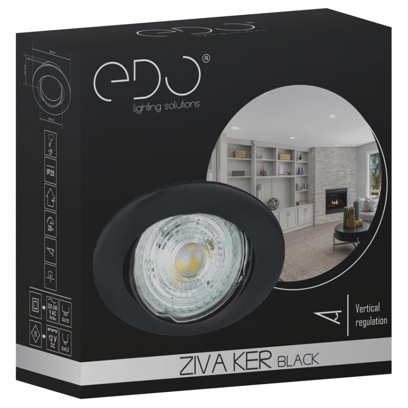 Spot ZIVA KER Black EDO777464