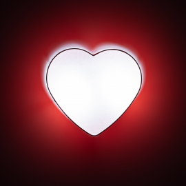 Lampa sufitowa HEART RED 10777