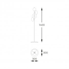 Lampa podłogowa OMI 1177