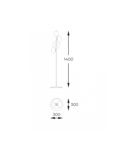 Lampa podłogowa OMI 1177