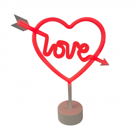 Lampa stołowa NEON LOVE LED FM-JNL01