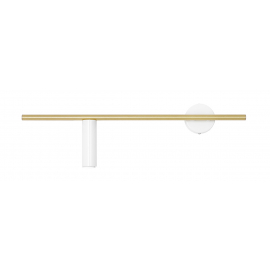 Kinkiet TREVO WHITE BRASS  1097C40