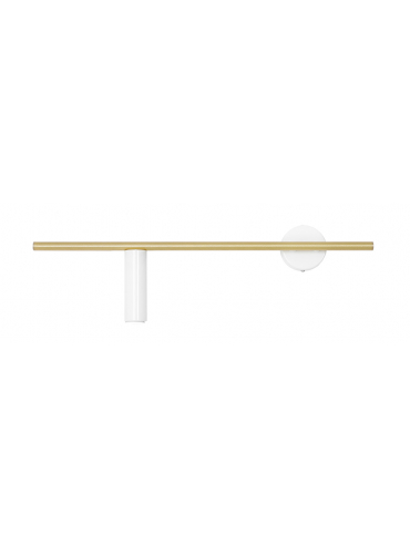 Kinkiet TREVO WHITE BRASS  1097C40