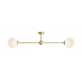 Lampa sufitowa WHITE PEARL 2 BRASS 1113PL_H40