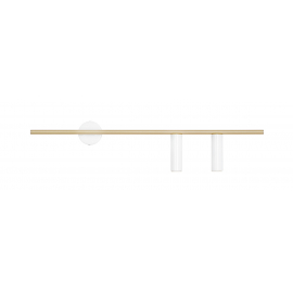 Kinkiet TREVO 2 WHITE BRASS  1097D40_2