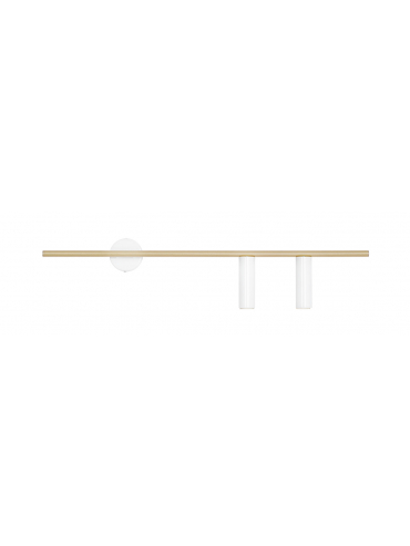 Kinkiet TREVO 2 WHITE BRASS  1097D40_2