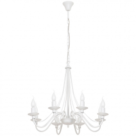 Żyrandol RÓŻA 12 WHITE 397R