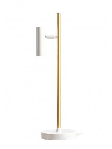 Lampa biurkowa TREVO WHITE BRASS 1097B40