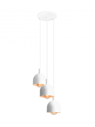 Lampa wisząca BERYL 3 WHITE NA KOLE 976E_R