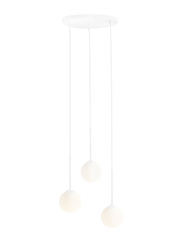 Lampa wisząca BOSSO 3 RING WHITE 1087E_R