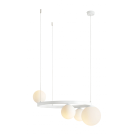 Lampa wisząca GARDA 4 RING WHITE 1099L_R