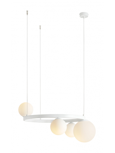 Lampa wisząca GARDA 4 RING WHITE 1099L_R