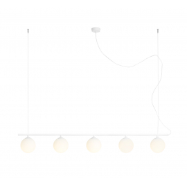 Lampa wisząca BERYL GLASS 5 WHITE 1006F