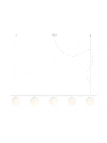 Lampa wisząca BERYL GLASS 5 WHITE 1006F