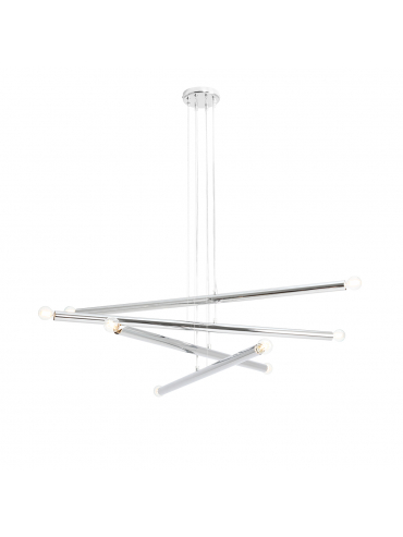 Lampa wisząca TUBO 8 CHROME 1072P4
