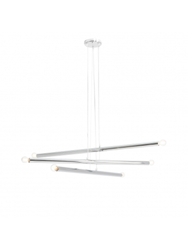 Lampa wisząca TUBO 6 CHROME 1072K4