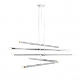Lampa wisząca TUBO 10 CHROME 1072M4