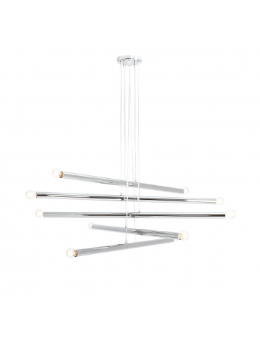 Lampa wisząca TUBO 10 CHROME 1072M4