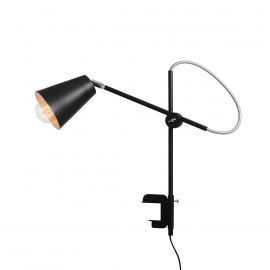 Lampa biurkowa ARTE BLACK Z UCHWYTEM 1008B1_U