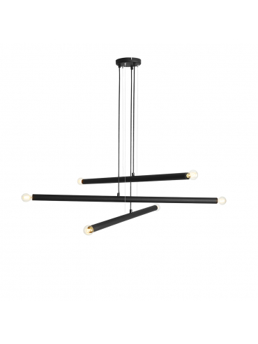 Lampa wisząca TUBO 6 BLACK 1072K1
