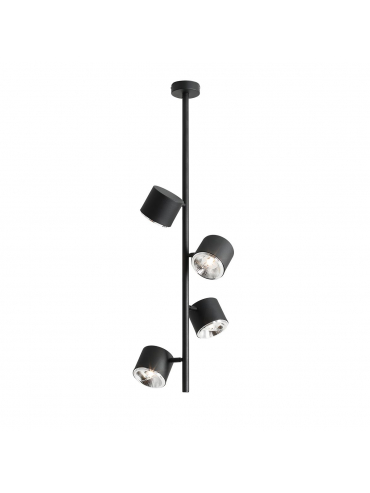 Lampa sufitowa BOT 4 BLACK PIONOWY 1047PL_L2