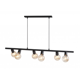 Lampa wisząca BIKER 6 BLACK 942K_L
