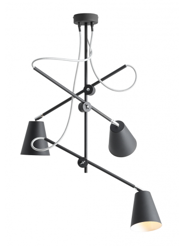 Lampa sufitowa ARTE 3 BLACK PIONOWY 1008E_1