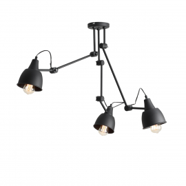 Lampa sufitowa AIDA 3 BLACK 842PL_E