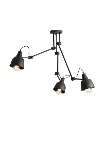 Lampa sufitowa AIDA 3 BLACK 842PL_E