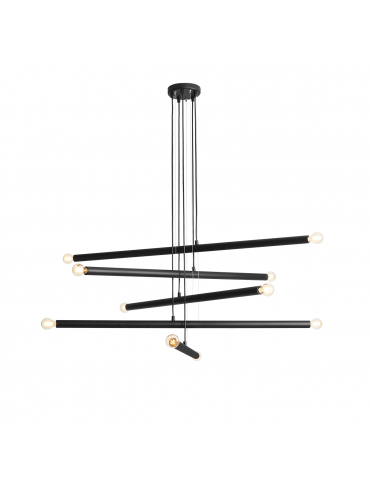 Lampa wisząca TUBO 10 BLACK 1072M1
