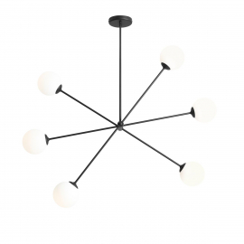 Lampa sufitowa OHIO 6 BLACK 1081PL_K1