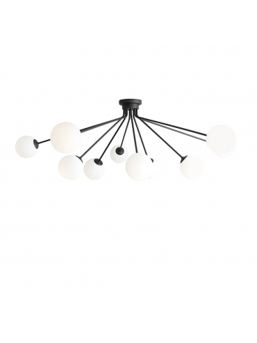 Lampa sufitowa HOLM 10 BLACK 1082PL_M1