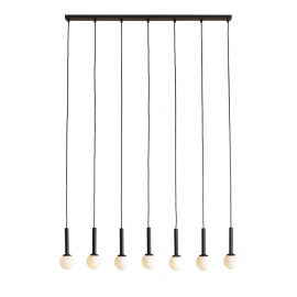 Lampa wisząca RIU 7 ALL BLACK 1121T1