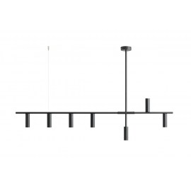 Lampa wisząca TREVO 7 ALL BLACK 1104T1