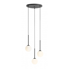 Lampa wisząca BOSSO 3 RING BLACK 1087E1_R