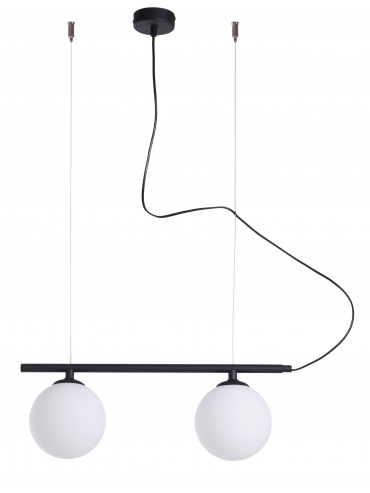 Lampa wisząca BERYL GLASS 2 BLACK 1006H1