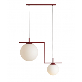 Lampa wisząca ZAC 2 RED WINE MATTE 1038H15_2