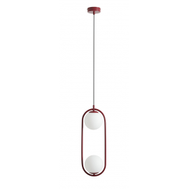 Lampa wisząca RIVA 2 RED WINE 1086H15