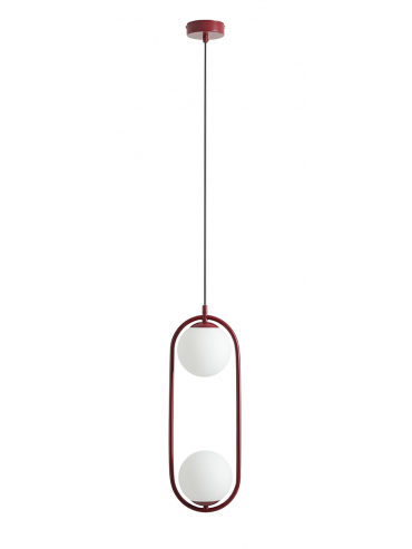 Lampa wisząca RIVA 2 RED WINE 1086H15
