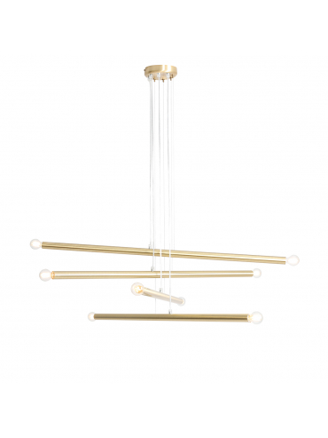 Lampa wisząca TUBO 8 BRASS 1072P40