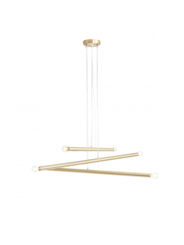 Lampa wisząca TUBO 6 BRASS 1072K40