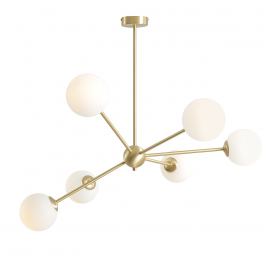 Lampa sufitowa MAXIMA PEARL 6 BRASS 1114PL_K40