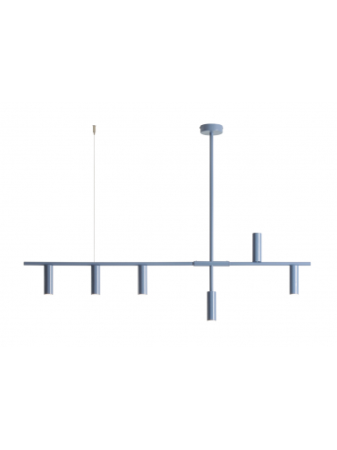Lampa wisząca TREVO 6 DUSTY BLUE 1104K16