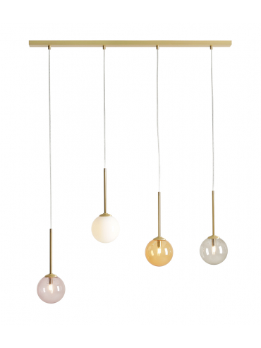 Lampa wisząca BOSSO 4 MULTICOLOUR 1119L40