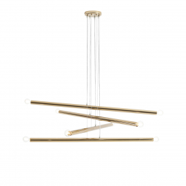 Lampa wisząca TUBO 8 GOLD 1072P30